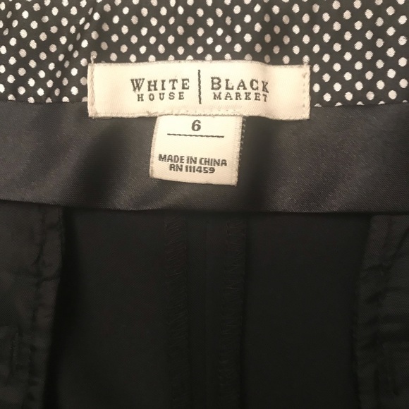 WHBM Black Dress Capri Pant - Picture 2 of 8